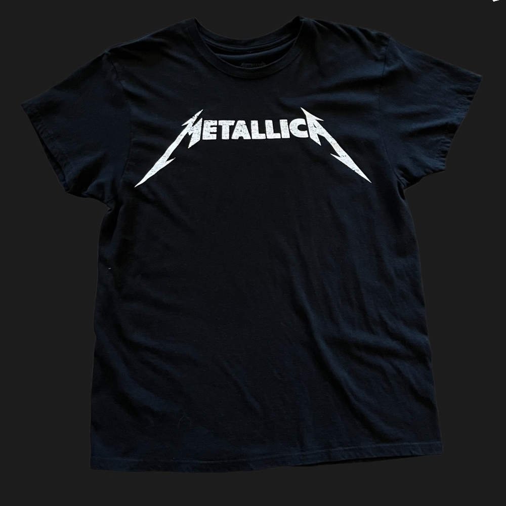 Black Metallica Metal Band Shirt